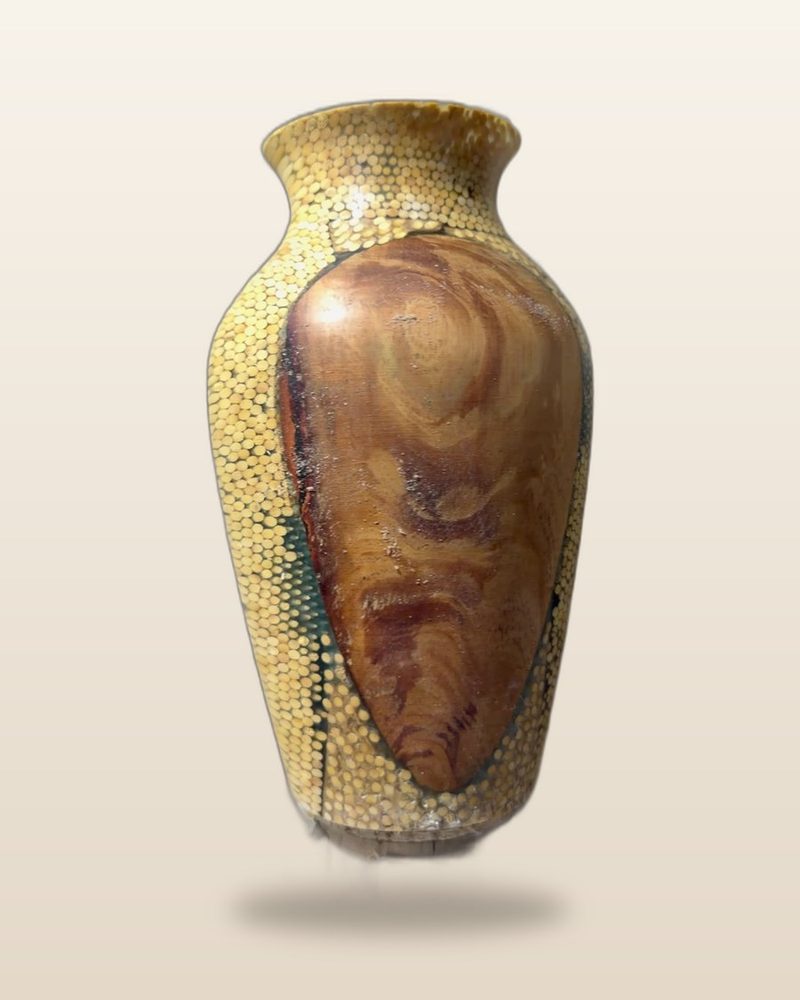 Bamboo-skewer vase